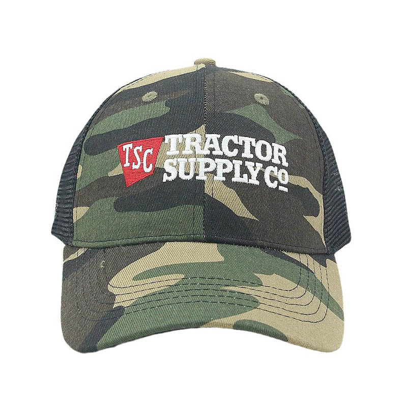 Camouflage trucker hat