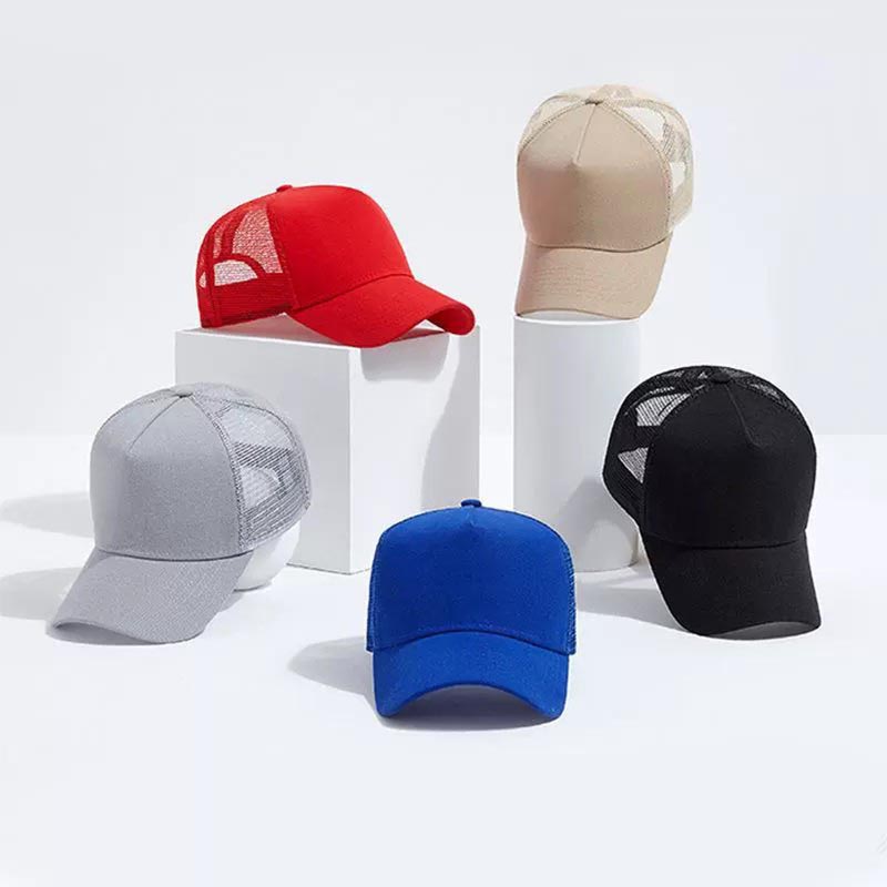 Colorful trucker hats