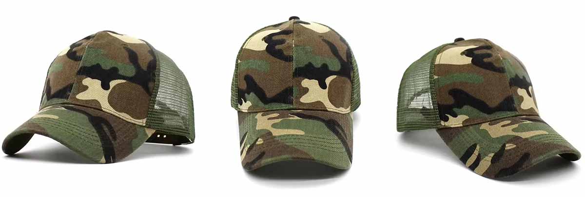 trucker hat camo